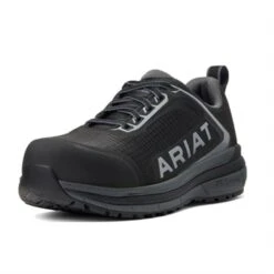 Women's Ariat Outpace Composite Toe -Work Shoe Store 0 650 ariat outpace composite toe black charcoal