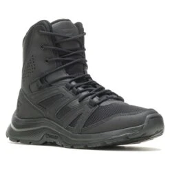 Men's Bates Rallyforce Tall Side-Zip Boots -Work Shoe Store 0 650 bates rallyforce tall side zip boots black