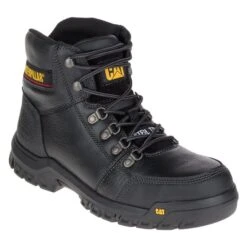 Men's CAT Outline Steel Toe Boots -Work Shoe Store 0 650 cat outline steel toe black