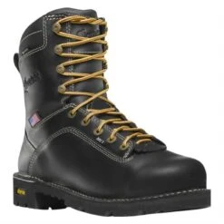 Men's Danner 8" Quarry USA Met Guard Alloy Toe Waterproof Boots