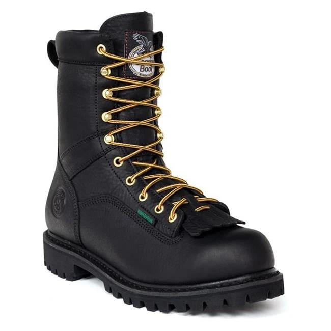 Men's Georgia 8" Low-Heel Logger Waterproof Boots 1 Men's Georgia 8" Low-Heel Logger Waterproof Boots