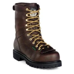 Men's Georgia 8" Low-Heel Logger Waterproof Boots 6 Men's Georgia 8" Low-Heel Logger Waterproof Boots -Work Shoe Store 0 650 georgia 8 low heel logger waterproof tumbled chocolate