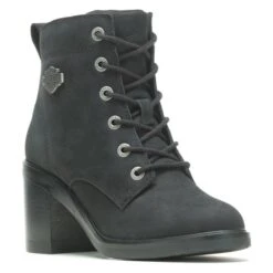 Work Shoe Store 29 Women's Harley Davidson Footwear Corby Lace Side-Zip Boots