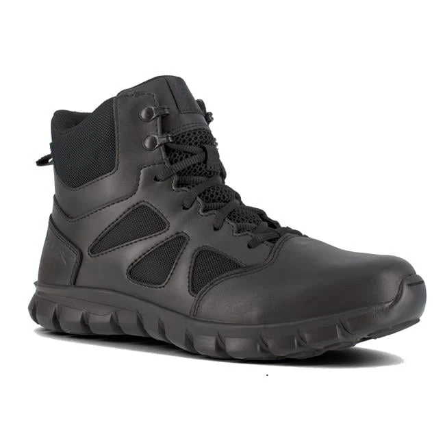 Men's Reebok 6" Sublite Cushion Tactical Side-Zip Boots 1 Men's Reebok 6" Sublite Cushion Tactical Side-Zip Boots