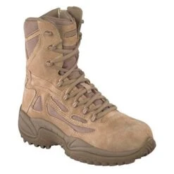 Women's Reebok 8" Rapid Response RB Composite Toe Side-Zip Boots -Work Shoe Store 0 650 reebok 8 rapid response rb composite toe side zip desert tan2