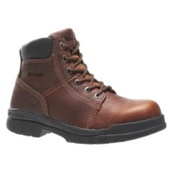 Men's Wolverine 6" Marquette Steel Toe Boots -Work Shoe Store 0 650 wolverine 6 marquette steel toe walnut