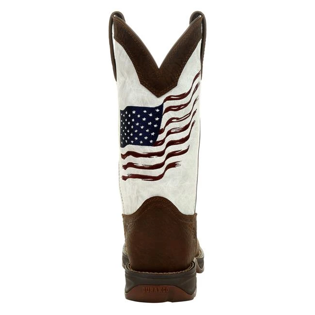 Women's Durango Lady Rebel Distressed Flag Embroidery Western Boots 2 Women's Durango Lady Rebel Distressed Flag Embroidery Western Boots - Image 2