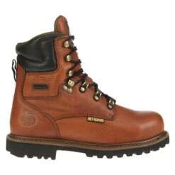 Men's Georgia 8" Internal Met Steel Toe Boots -Work Shoe Store 1 650 georgia 8 internal met steel toe briar brown