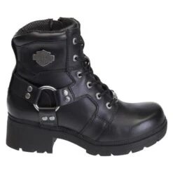 New Arrival -Work Shoe Store 1 650 harley davidson footwear jocelyn side zip black