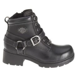 New Arrival -Work Shoe Store 1 650 harley davidson tegan side zip black