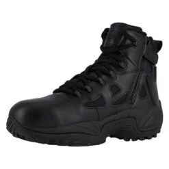 Men's Reebok 6" Rapid Response RB Composite Toe Side-Zip Boots -Work Shoe Store 1 650 reebok 6 rapid response rb composite toe side zip black1