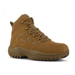 Men's Reebok 6" Rapid Response RB Composite Toe Side-Zip Boots -Work Shoe Store 1 650 reebok 6 rapid response rb composite toe side zip coyote brown
