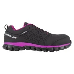 Women's Reebok Sublite Cushion Work Composite Toe Boots -Work Shoe Store 1 650 reebok sublite cushion work composite toe boots black pink