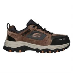 Men's Skechers Work Greetah Composite Toe Waterproof -Work Shoe Store 1 650 skechers work greetah composite toe waterproof brown black