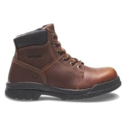 Men's Wolverine 6" Marquette Steel Toe Boots -Work Shoe Store 1 650 wolverine 6 marquette steel toe walnut