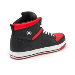 Men's Airwalk Arena Mid Composite Toe Boots -Work Shoe Store 2 650 airwalk arena mid composite toe boots black red