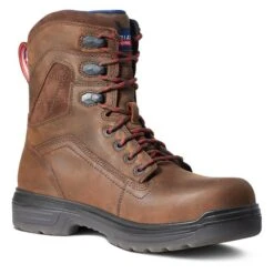 Men's Ariat 8" Turbo Waterproof Carbon Toe Boots -Work Shoe Store 2 650 ariat 8 turbo waterproof carbon toe boots rich brown