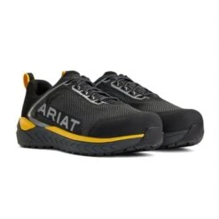 Men's Ariat Outpace SD Composite Toe -Work Shoe Store 2 650 ariat outpace sd composite toe charcoal blazing yellow