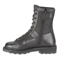 Men's Bates 8" Durashocks Lace-to-Toe Side-Zip Boots -Work Shoe Store 2 650 bates 8 durashocks lace to toe side zip black