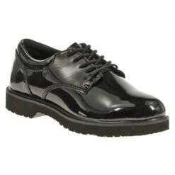 Men's Bates High Gloss Duty Oxford -Work Shoe Store 2 650 bates high gloss duty oxford black1