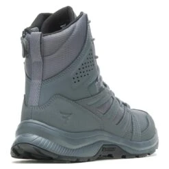 Men's Bates Rallyforce Tall Side-Zip Boots -Work Shoe Store 2 650 bates rallyforce tall side zip boots gun metal