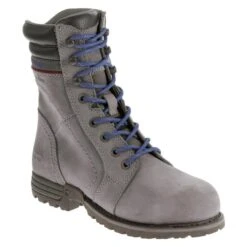 Women's CAT Echo Steel Toe Waterproof Boots -Work Shoe Store 2 650 cat echo steel toe waterproof frost gray