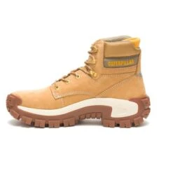 Men's CAT Invader Hi Steel Toe Boots -Work Shoe Store 2 650 cat invader hi steel toe boots honey reset