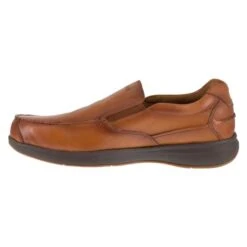 Men's Florsheim Bayside Slip-On Steel Toe -Work Shoe Store 2 650 florsheim bayside slip on steel toe cognac
