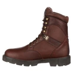 Men's Georgia 8" Homeland Waterproof Boots -Work Shoe Store 2 650 georgia 8 homeland waterproof brown
