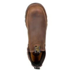 Men's Georgia Eagle One Chelsea Steel Toe Waterproof Work Boots -Work Shoe Store 2 650 georgia eagle one chelsea steel toe waterproof work boots brown