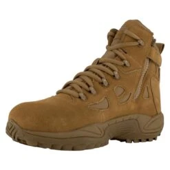 Men's Reebok 6" Rapid Response RB Composite Toe Side-Zip Boots -Work Shoe Store 2 650 reebok 6 rapid response rb composite toe side zip coyote brown