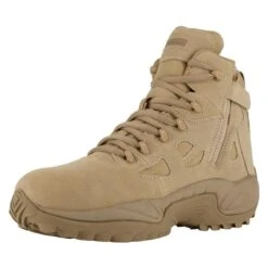 Men's Reebok 6" Rapid Response RB Composite Toe Side-Zip Boots -Work Shoe Store 2 650 reebok 6 rapid response rb composite toe side zip desert tan