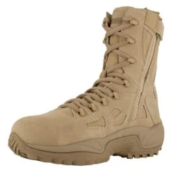 Men's Reebok 8" Rapid Response RB Composite Toe Side-Zip Boots -Work Shoe Store 2 650 reebok 8 rapid response rb composite toe side zip desert tan1
