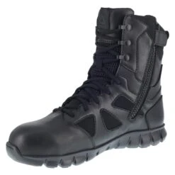 Men's Reebok 8" Sublite Cushion Tactical Composite Toe Side-Zip Waterproof Boots -Work Shoe Store 2 650 reebok 8 sublite cushion tactical composite toe side zip waterproof black