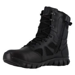 Men's Reebok 8" Sublite Cushion Tactical Side-Zip Waterproof Boots -Work Shoe Store 2 650 reebok 8 sublite cushion tactical side zip waterproof black