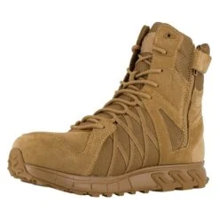 Men's Reebok 8" Trailgrip Tactical Composite Toe Side Zip Boots -Work Shoe Store 2 650 reebok 8 trailgrip tactical composite toe side zip coyote brown