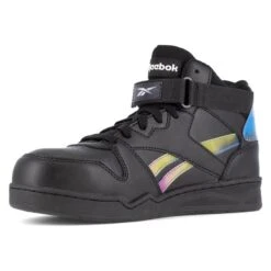 Women's Reebok BB4500 High Top Work Sneaker Composite Toe -Work Shoe Store 2 650 reebok bb4500 high top work sneaker composite toe black holographic spectrum