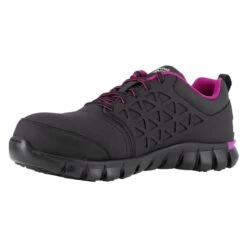 Women's Reebok Sublite Cushion Work Composite Toe Boots -Work Shoe Store 2 650 reebok sublite cushion work composite toe boots black pink