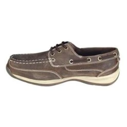 Women's Rockport Works Sailing Club Boat Shoe Steel Toe -Work Shoe Store 2 650 rockport works sailing club boat shoe steel toe brown2