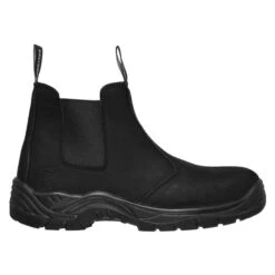 Men's Skechers Work Tapter Steel Toe Boots -Work Shoe Store 2 650 skechers work tapter steel toe boots black