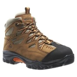 Men's Wolverine Durant Hiker Steel Toe Waterproof Boots -Work Shoe Store 2 650 wolverine durant hiker steel toe waterproof light brown orange