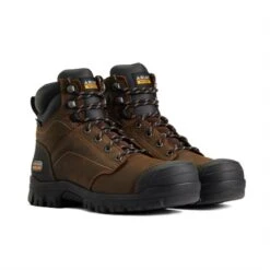 Women's Ariat 6" Treadfast Waterproof Boots -Work Shoe Store 3 650 ariat 6 treadfast waterproof boots dark brown2