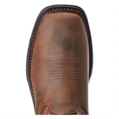 Men's Ariat Big Rig Wide Square Toe H2O Waterproof Boots -Work Shoe Store 3 650 ariat big rig wide square toe h2o waterproof boots dark brown distressed brown