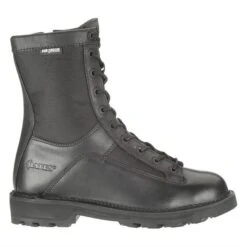 Men's Bates 8" Durashocks Lace-to-Toe Side-Zip Boots -Work Shoe Store 3 650 bates 8 durashocks lace to toe side zip black