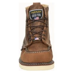 Men's Carolina 6" Amp USA Boots -Work Shoe Store 3 650 carolina 6 amp usa boots brown