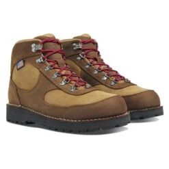 Men's Danner 5" Cascade Crest GTX Waterproof Boots -Work Shoe Store 3 650 danner 5 cascade crest gtx waterproof boots grizzly brown rhodo red gtx