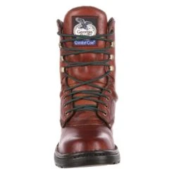 Men's Georgia 8" Eagle Light Boots -Work Shoe Store 3 650 georgia 8 eagle light russet wildwood