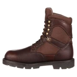 Men's Georgia 8" Homeland 600G Waterproof Boots -Work Shoe Store 3 650 georgia 8 homeland 600g waterproof brown