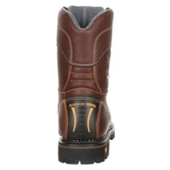 Men's Georgia AMP LT Low Heel Logger Composite Toe Waterproof Boots -Work Shoe Store 3 650 georgia amp lt low heel logger composite toe waterproof brown