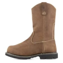 Men's Iron Age 11" Groundbreaker Pull-On Internal Met Guard Boots -Work Shoe Store 3 650 iron age 11 groundbreaker pull on internal met guard boots brown